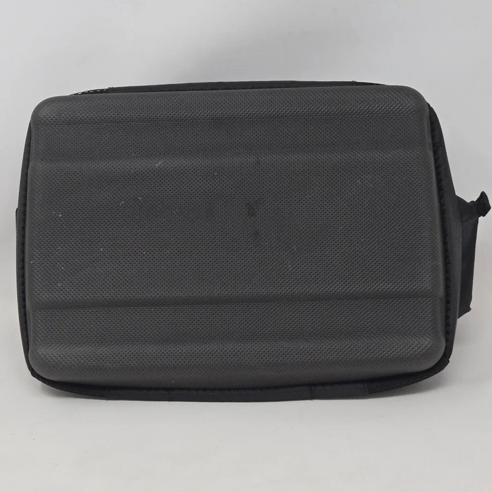 Snap-on Tools Insulated Lunch Bag Black Cooler Hard Bottom Mesh Pockets